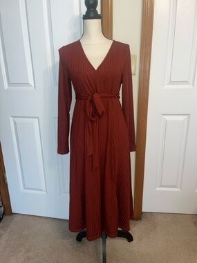 Shein Rust Maxi Dress